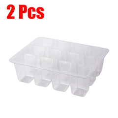 Gardening 12 Cell Cultivation Box with Breathable Clear Cover Growing Light Vegetable Succulent Seedling Germination Nursery Pot